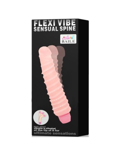 BAILE - VIBRADOR ESPIRAL SENSUAL FLEXI VIBE 19.5 CM