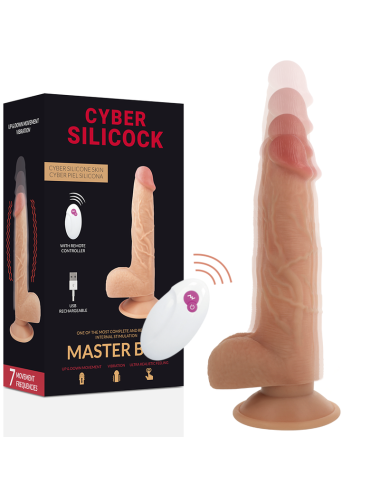 CYBER SILICOCK - CONTROLE REMOTO REALÍSTICO MASTER BEN 23.88 CM -O- 4.3 CM