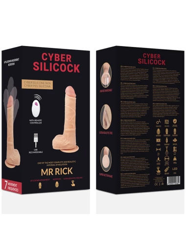 CYBER SILICOCK - CONTROLE REMOTO REALÍSTICO MR RICK 20.9 CM -O- 4 CM