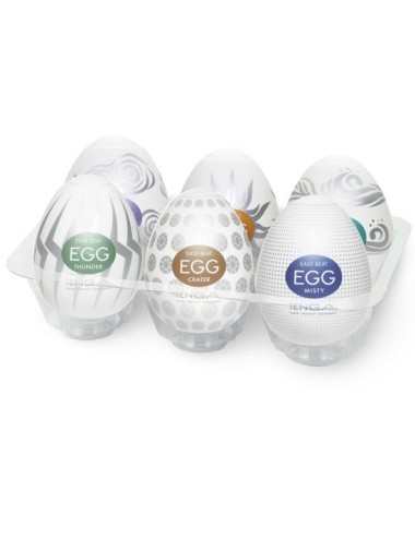 TENGA - MASTURBADOR OVO MODELO II PACK 6 UNIDADES