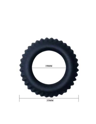 BAILE - ANEL DE PÊNIS TITAN PRETO 1.9 CM