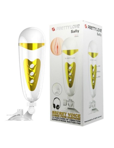 PRETTY LOVE - MASTURBADOR MASCULINO COM VIBRAO E SOM SALLY