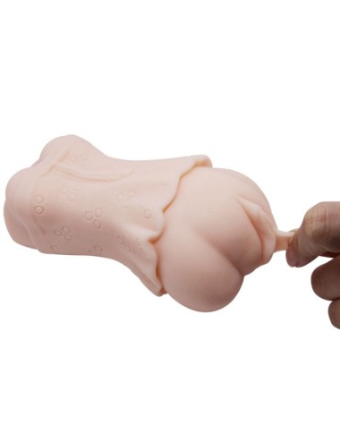 CRAZY BULL - MASTURBADOR DE VAGINA PELE DE GUA COM BALA VIBRANTE 2