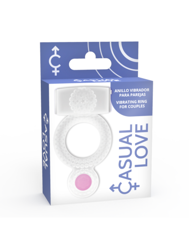 CASUAL LOVE - ANEL DUPLO PRAZER TRANSPARENTE