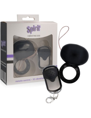 SPIRIT - VIBRADOR DE CONTROLE REMOTO ANEL GALO PRETO
