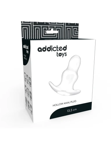 ADDICTED TOYS - DILATADOR ANAL GRANDE DE 13 CM - TRANSPARENTE