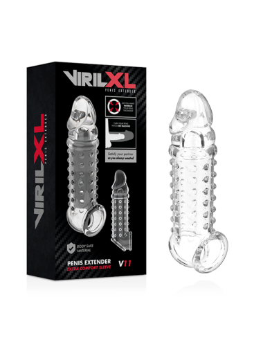 VIRILXL - EXTENSÃO DO PÊNIS E BAINHA V11 TRANSPARENTE