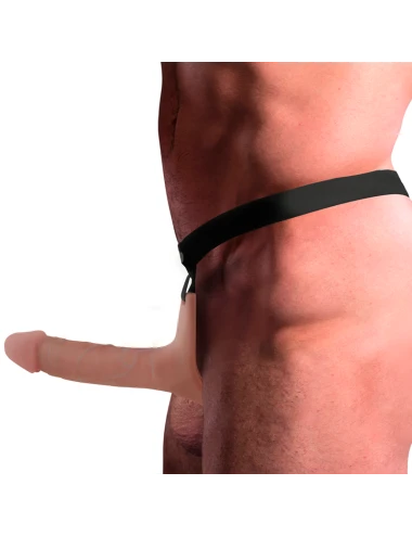 INTENSE - ARNÊS OCO COM DILDO DE SILICONE 16 X 3,5 CM
