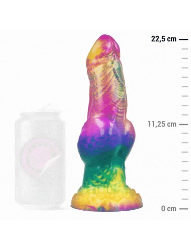 EPIC - IRIS DILDO COM TESTÍCULOS DE PRAZER ARCO-ÍRIS