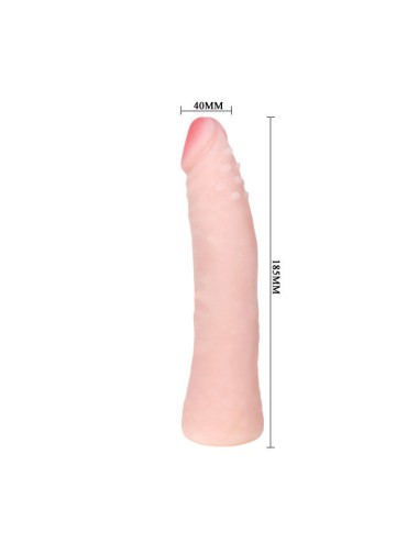 BAILE - DILDO DE SILICONE REALISTIC SKIN TOUCH 19 CM COR DA CAIXA ALEATÓRIA