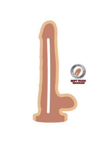 GET REAL - DILDO DE DUAL DENSIDADE PELE DE BOLAS DE 12 CM