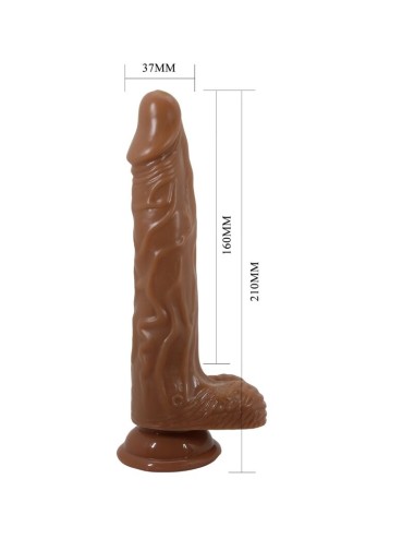 BAILE - BODACH VIBRADOR REALÍSTICO COM VENTOSA DE CONTROLE REMOTO