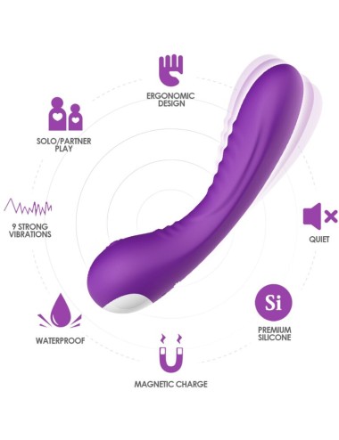 ARMONY - VIBRADOR LEGEND SILICONE ROXO