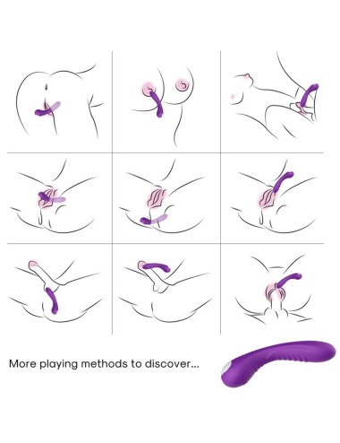 ARMONY - VIBRADOR LEGEND SILICONE ROXO