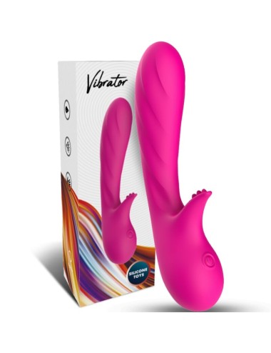 ARMONY - VIBRADOR ROMANCE COM ESTIMULADOR FÚCSIA