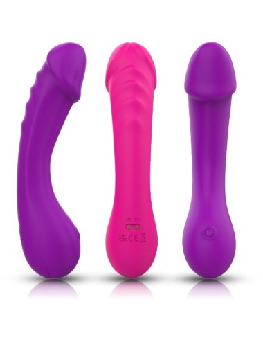 ARMONY - VIBRADOR DILDO G-SPOT SILICONE FÚCSIA