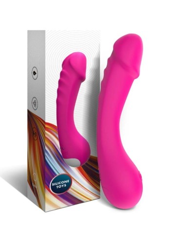 ARMONY - VIBRADOR DILDO G-SPOT SILICONE FÚCSIA