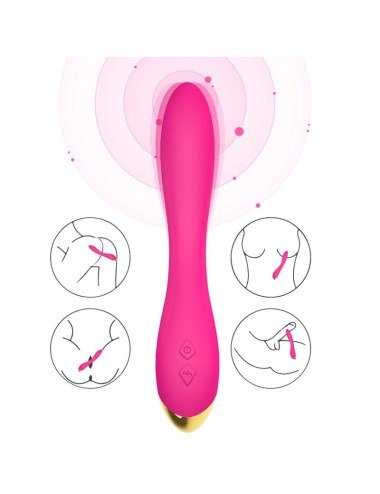 ARMONY - FLAMINGO VIBRADOR MULTPOSIÇÃO FÚCSIA
