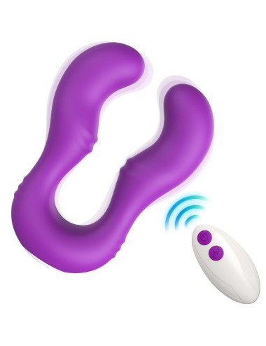 ARMONY - VIBRADOR SERAPH DUPLO CONTROLE REMOTO ROXO