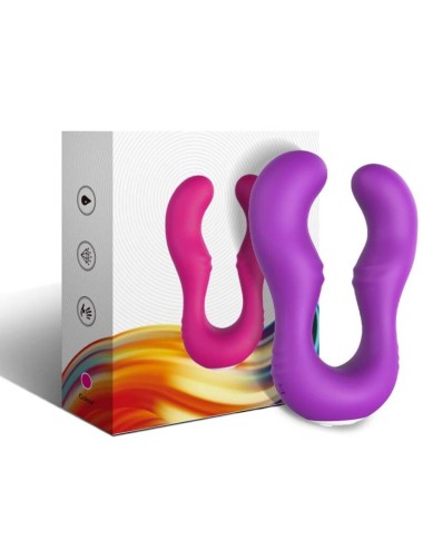 ARMONY - VIBRADOR SERAPH DUPLO CONTROLE REMOTO ROXO