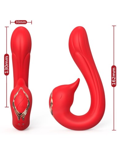 ARMONY - VIBRADOR DELFIN MULTIPOSIÇÃO E EFEITO DE CALOR VERMELHO