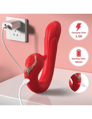 ARMONY - VIBRADOR DELFIN MULTIPOSIÇÃO E EFEITO DE CALOR VERMELHO