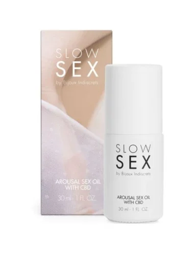 BIJOUX - SLOW SEX ÓLEO DE MASSAGEM SEXUAL COM CBD 30 ML