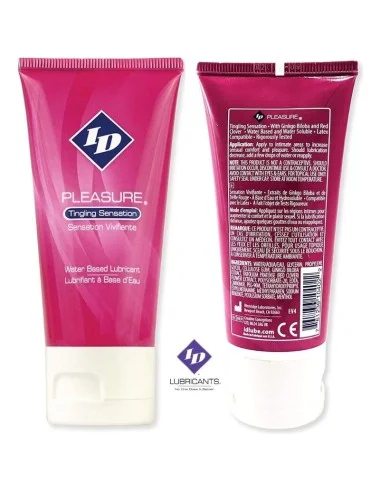 ID PLEASURE - LUBRIFICANTE  BASE DE GUA TINGING SENSATION TRAVEL TUBE 60 ML