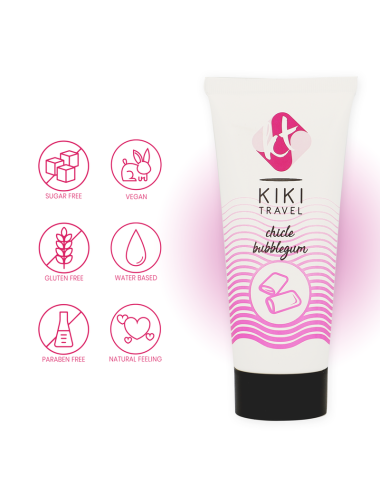 KIKÍ TRAVEL - GOMA DE MORANGO LUBRIFICANTE 50 ML