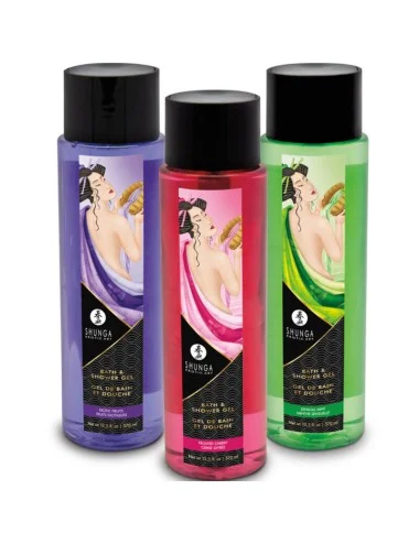 SHUNGA - GEL DE BANHO E DUCHE SENSUAL HORTELÃ 370 ML