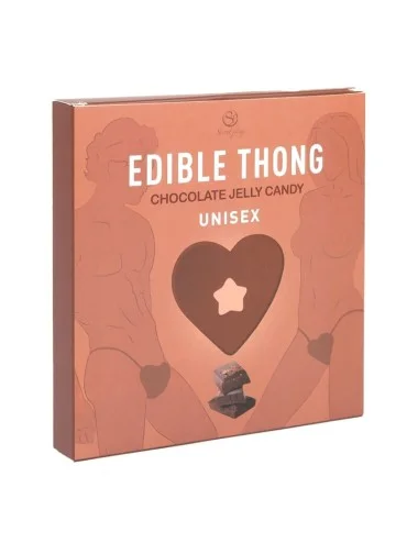 SECRET PLAY - TANGA DE GOMA DE CHOCOLATE