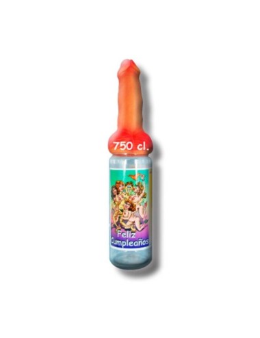 DIABLO PICANTE - GARRAFA DE ALIMENTAÇÃO PARA PÊNIS CARNE DE ANIVERSÁRIO 750 ML