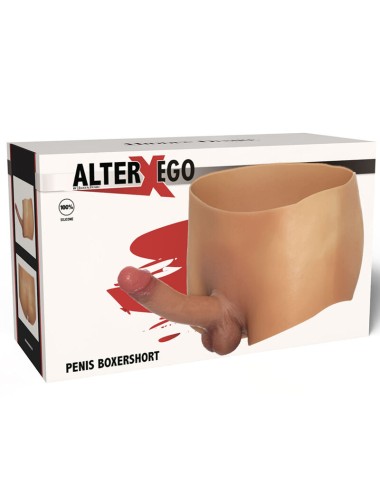 HIDDEN DESIRE - ALTER EGO BOXERSHOT COM PÊNIS 18 CM TAMANHO L