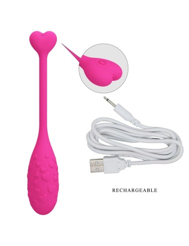 PRETTY LOVE - OVO VIBRATÓRIO ROSA FISHER CONTROLADO POR APLICATIVO