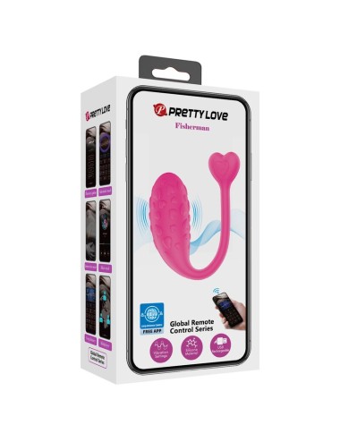 PRETTY LOVE - OVO VIBRATÓRIO ROSA FISHER CONTROLADO POR APLICATIVO