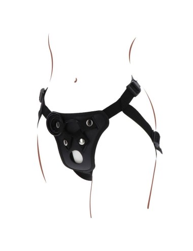 GET REAL - ARNÊS DE PRAZER STRAP-ON PRETO