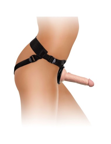 KING COCK - ELITE ARNÊS AJUSTVEL COM DILDO 15.2 CM PARA INICIANTES