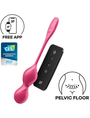 SATISFYER - LOVE BIRDS 2 BOLAS DE KEGEL VIBRANTES + APLICATIVO GRATUITO