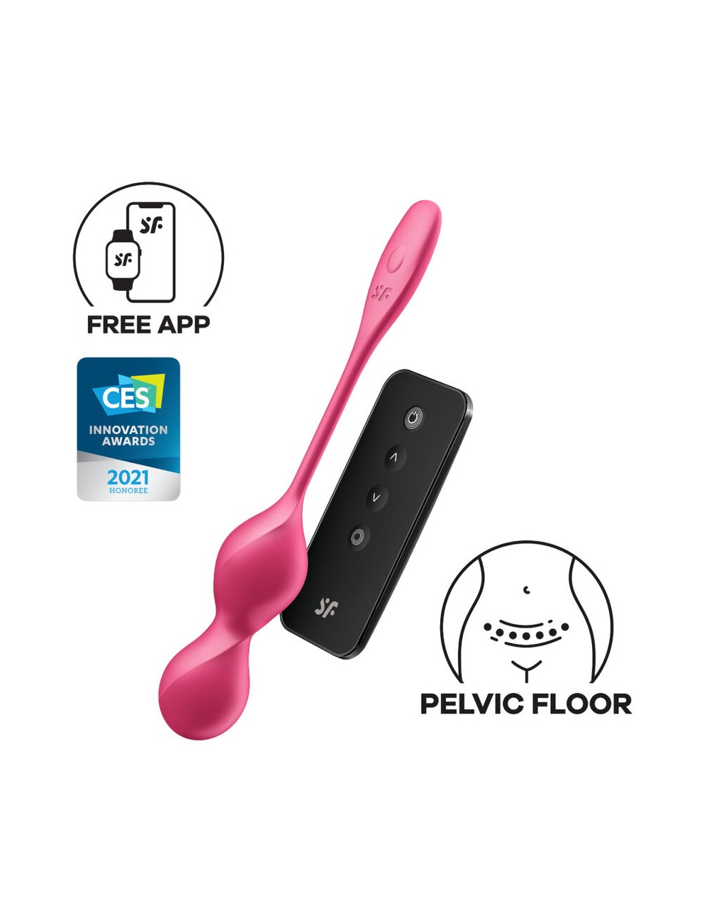 SATISFYER - LOVE BIRDS 2 BOLAS DE KEGEL VIBRANTES + APLICATIVO GRATUITO SATISFYER - LOVE BIRDS 2 BOLAS DE KEGEL VIBRANTES + APLICATIVO GRATUITO