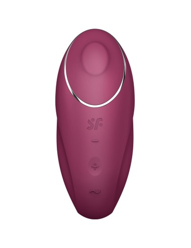 SATISFYER - TAP & CLIMAX 1 VIBRADOR LAY-ON VERMELHO