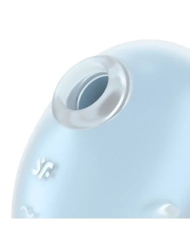 SATISFYER - CUTIE GHOST VIBRADOR LAY-ON AZUL CLARO