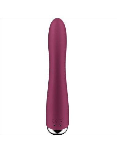 SATISFYER - VIBRADOR ROTATOR G-SPOT VIBE 1 G-SPOT VERMELHO