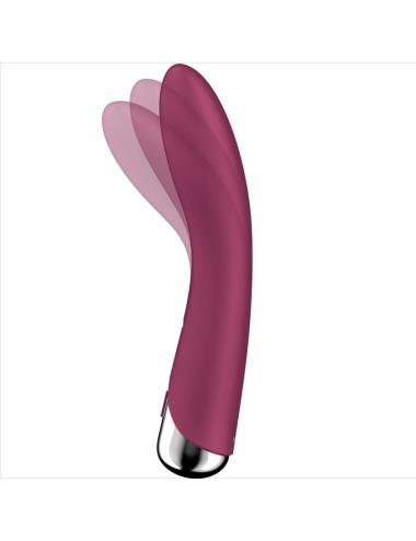 SATISFYER - VIBRADOR ROTATOR G-SPOT VIBE 1 G-SPOT VERMELHO