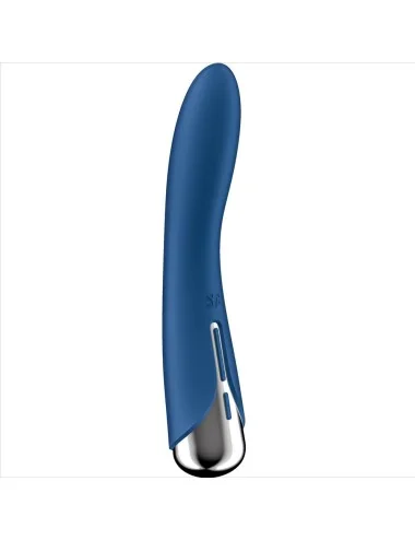SATISFYER - VIBRADOR ROTADOR AZUL SPINNING VIBE 1 G-SPOT AZUL