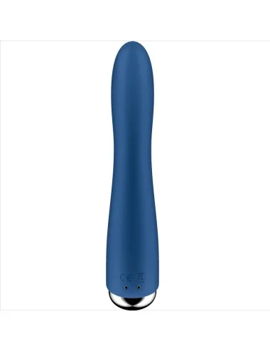 SATISFYER - VIBRADOR ROTADOR AZUL SPINNING VIBE 1 G-SPOT AZUL