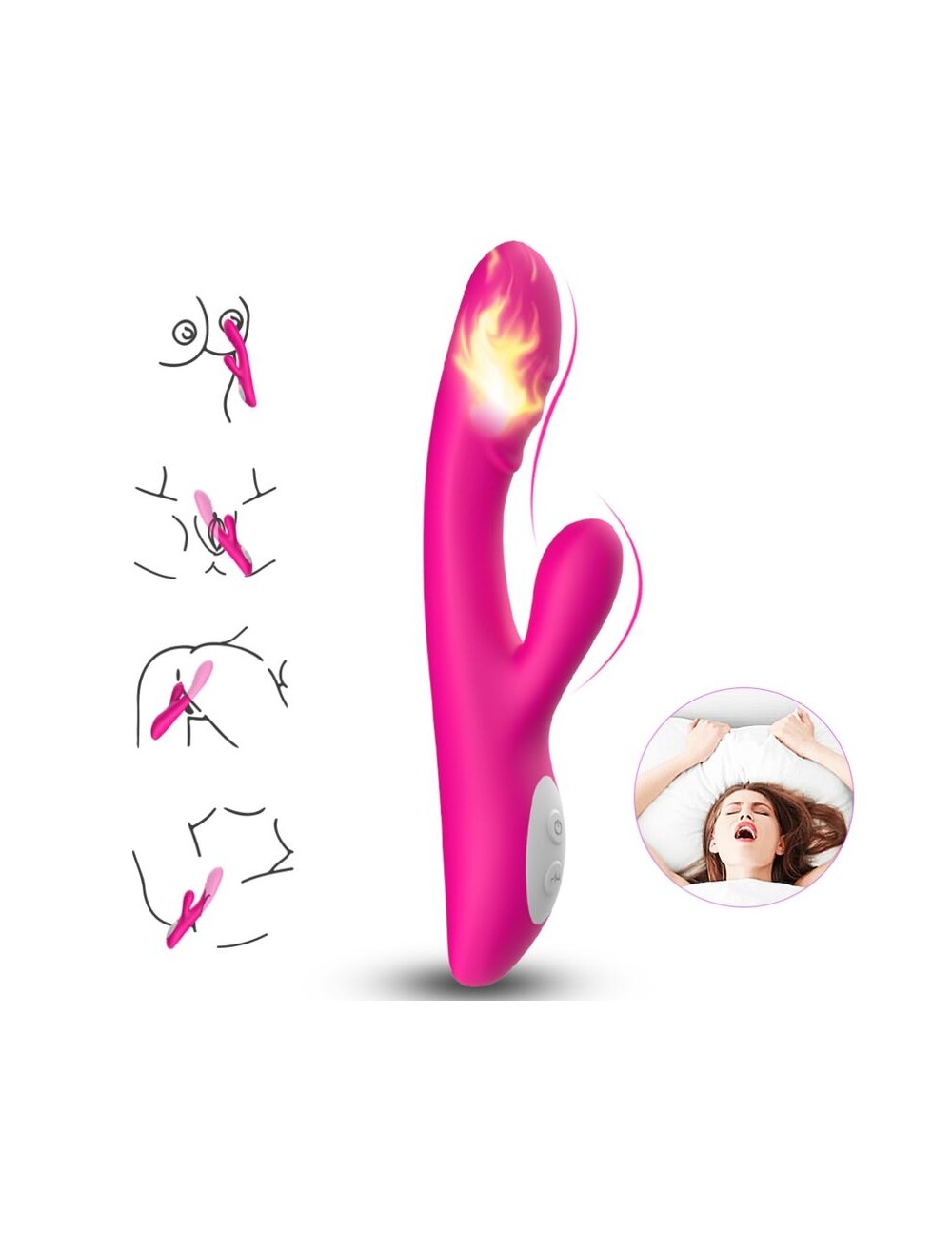 ARMONY - VIBRADOR SPARK EFEITO CALOR FÚCSIA