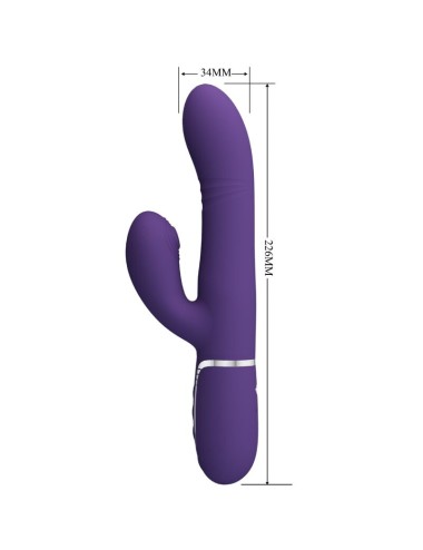 PRETTY LOVE - VIBRADOR MULTIFUNÇÃO G-SPOT ROXO