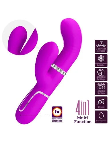 PRETTY LOVE - VIBRADOR MULTIFUNÇÃO G-SPOT FÚCSIA