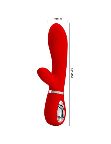 PRETTY LOVE - VIBRADOR MULTIFUNO G-SPOT THOMAS VERMELHO