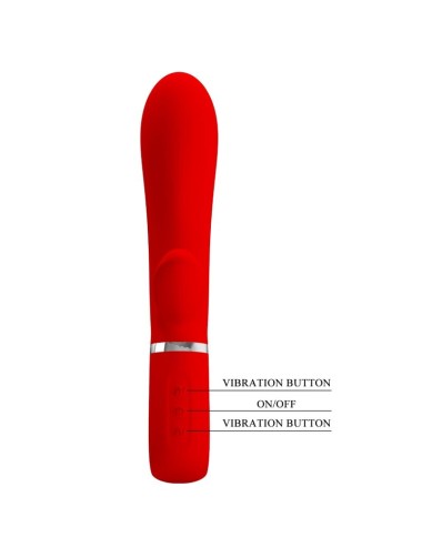 PRETTY LOVE - VIBRADOR MULTIFUNO G-SPOT THOMAS VERMELHO